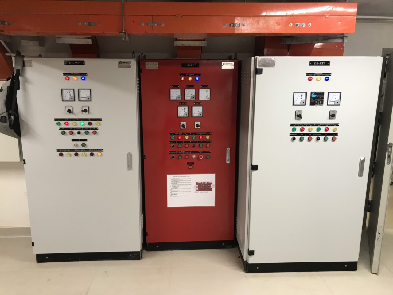 tủ điều khiển hệ thống bơm PCCC tại EMASI