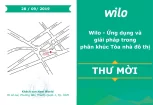 Hội nghị khách hàng giới thiệu sản phẩm Wilo